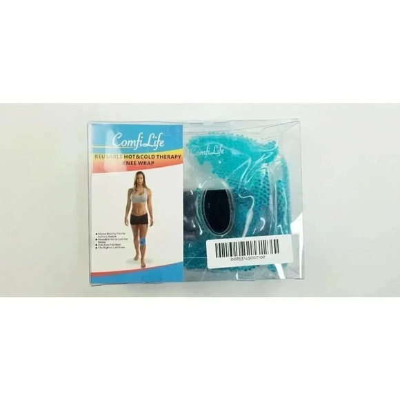 Comfilife Reusable Gel Hot & Cold Therapy Knee Wrap Reusable Latez Free Odorless - Picture 1 of 8